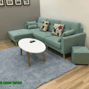 Sofa góc bọc nỉ nhỏ gọn SFN01