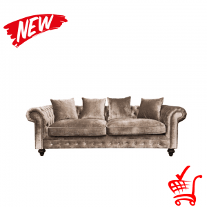 Ghế sofa tân cổ điển bọc vải nhung SFV11