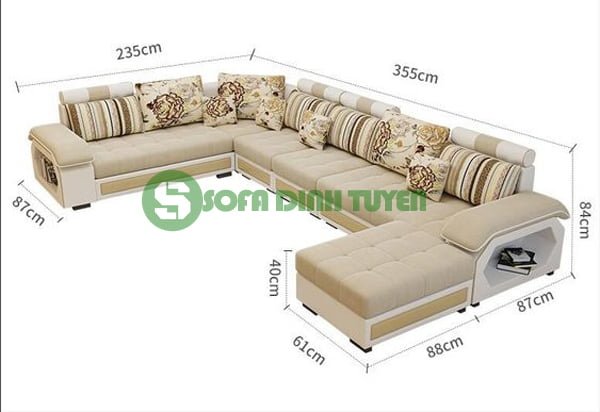 ghế sofa góc lớn dài 3,5m