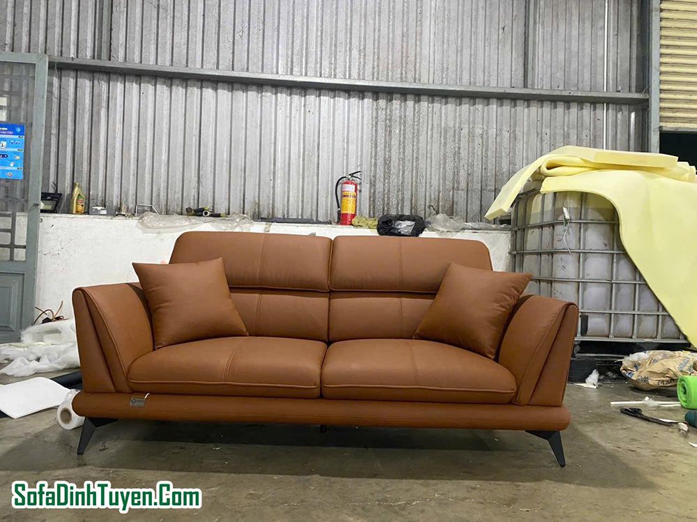 Sofa đôi 2 chỗ ngồi được chia làm 2 múi rõ ràng
