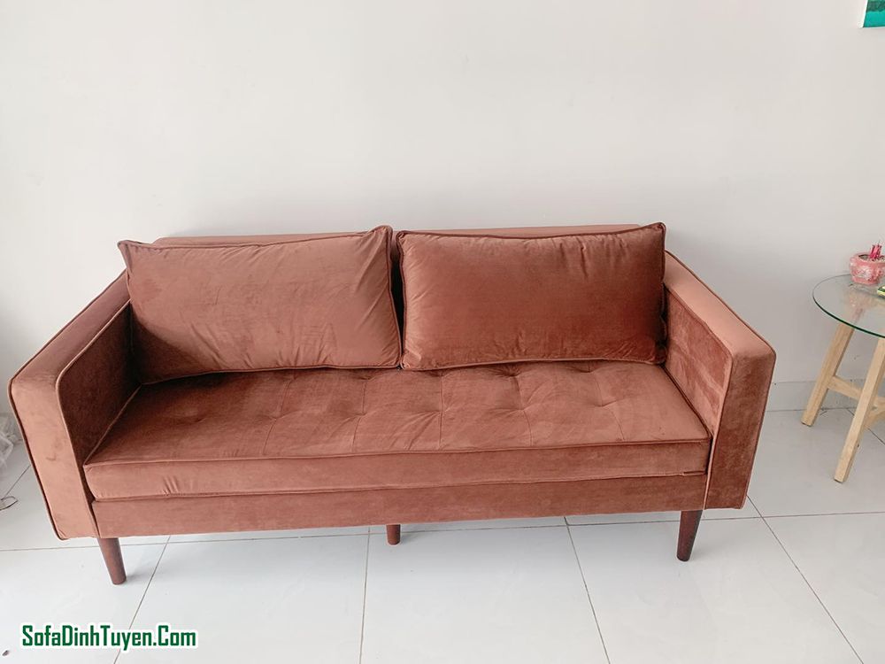 Tiết kiệm diện tích là ưu điểm của mẫu sofa đôi