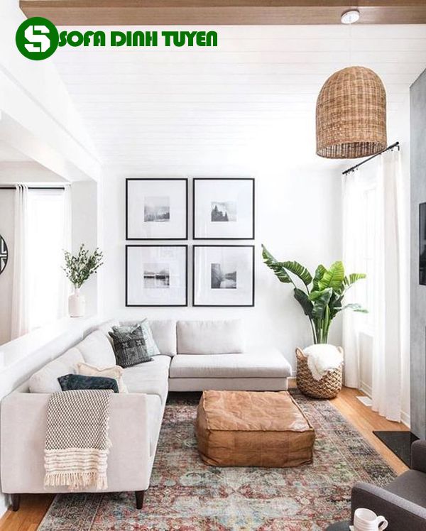 bộ ghế sofa cho nhà nhỏ dạng sofa góc