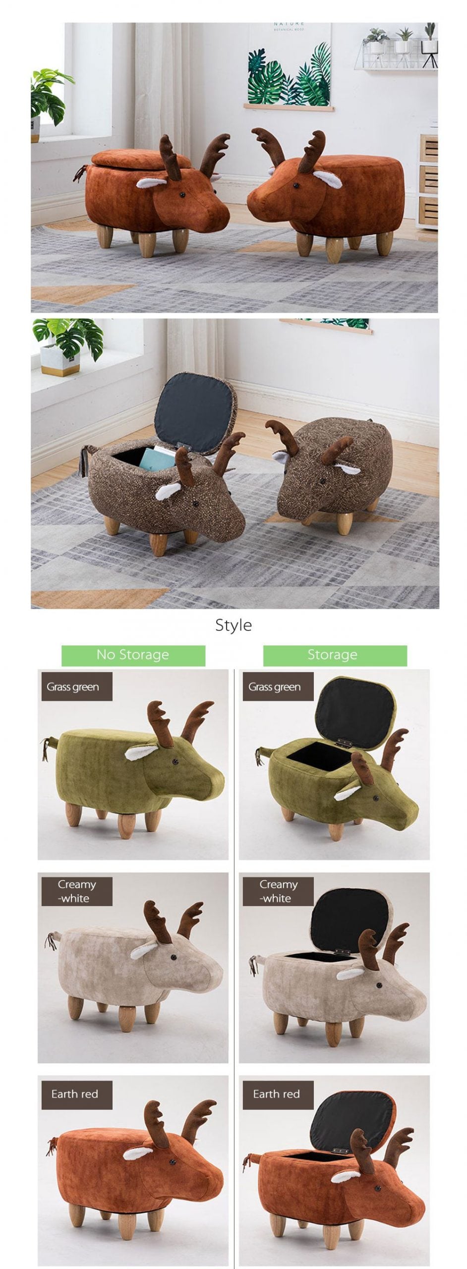 ghế sofa hình hươu nai