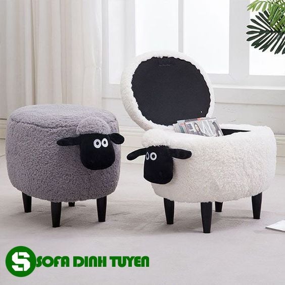 ghế sofa hình thú con cừu
