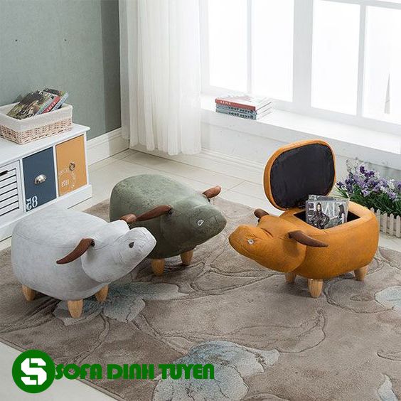 ghế sofa hình thú con trâu