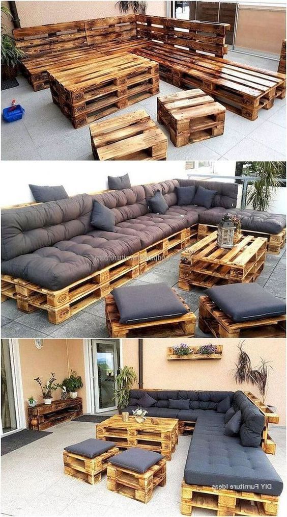 ghế sofa gỗ pallet