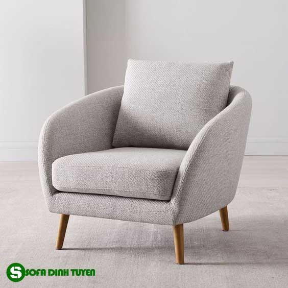 ghế sofa lẻ chân gỗ