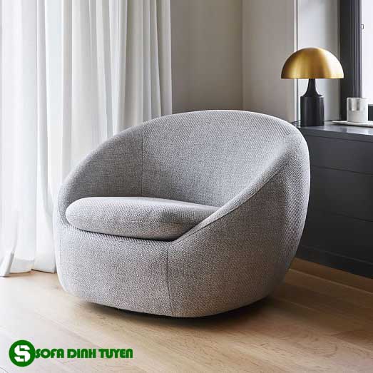 ghế sofa lẻ tròn đơn
