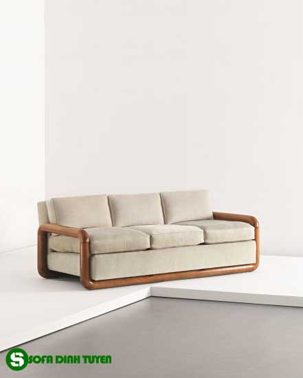 ghế sofa khung ghế gỗ sồi