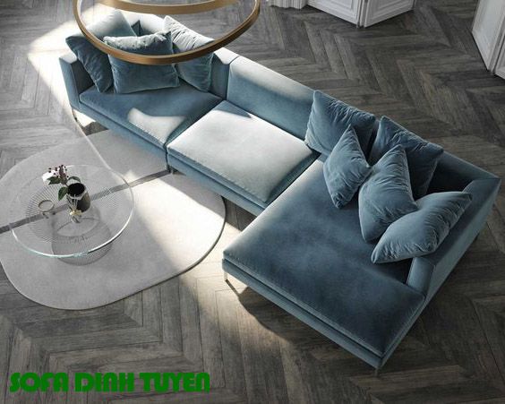 Sofa góc bọc nỉ