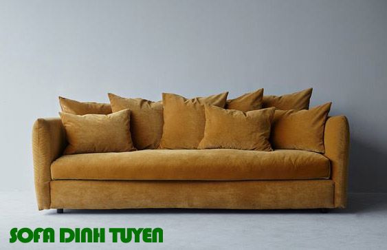 ghế sofa nỉ nhung đẹp mắt