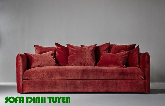 ghế sofa nỉ nhung dài đẹp