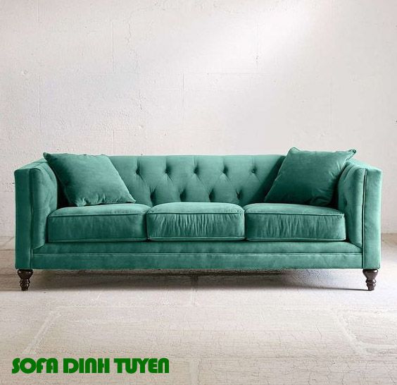 ghế sofa nỉ nhung 3 chỗ