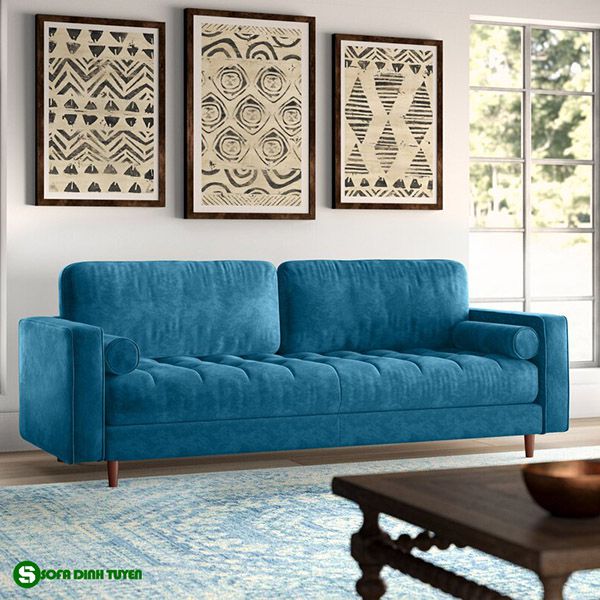 mẫu ghế sofa xanh cổ vịt