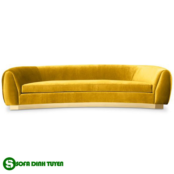 ghế sofa màu vàng kem