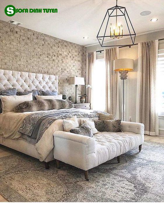 Gợi ý cách bố trí sofa trong phòng ngủ