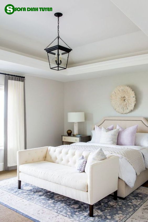 Gợi ý cách bố trí sofa trong phòng ngủ