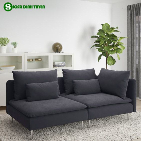 ghế sofa ghi xám đậm