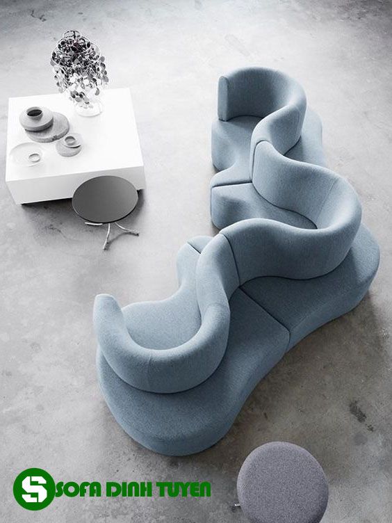 ghế sofa độc đáo cong