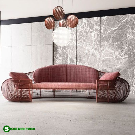 ghế sofa khung sắt độc lạ