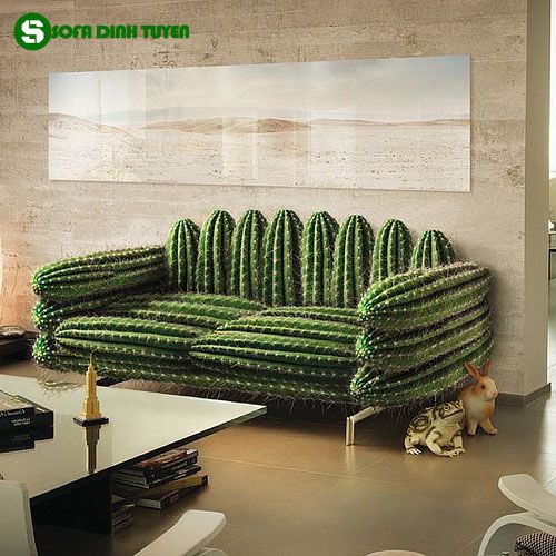 bộ ghế sofa độc lạ hình xương rồng