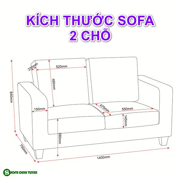 Thông số sofa văng nhỏ