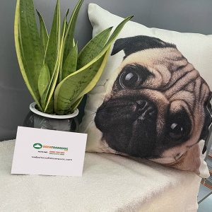 Gối Tựa Sofa In Hình Chó Dễ Thương Mã 07