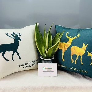 Gối Tựa Sofa Họa Tiết Con Thú Mã 012