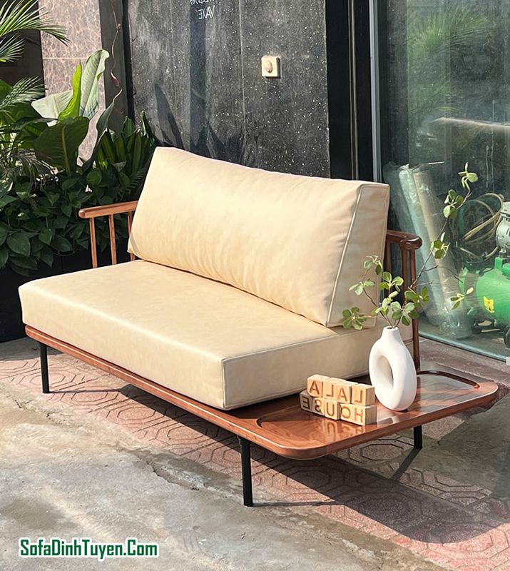 Ghế sofa có đệm và tựa có thể tháo rời