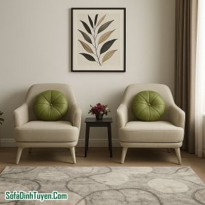 Ghế Sofa Đơn Bọc Da Pisa HS72