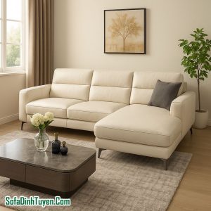 Ghế Sofa Góc Bọc Da Bỉ HS03