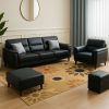 Ghế Sofa Bọc Da Màu Đen SHN01