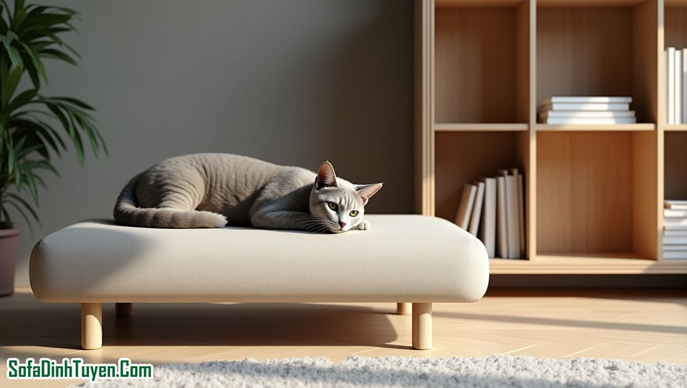 Ghế sofa cho mèo đẹp ảnh minh họa bằng A.I