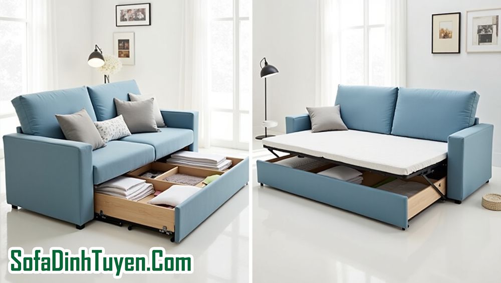 ghế sofa giường nằm xem tivi