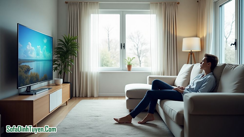 Sofa nằm xem tivi là gì?