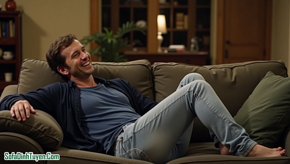 Tính cách thể hiện qua tư thế ngồi trên sofa