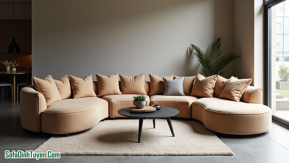 Cách chọn mua ghế sofa cong phù hợp