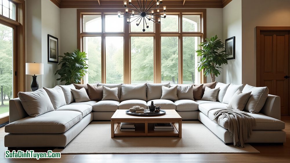 Sofa cong chữ U