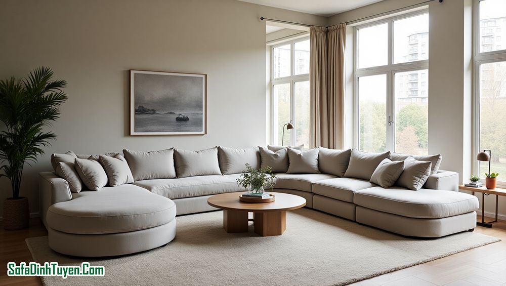 Cách chọn mua ghế sofa cong phù hợp
