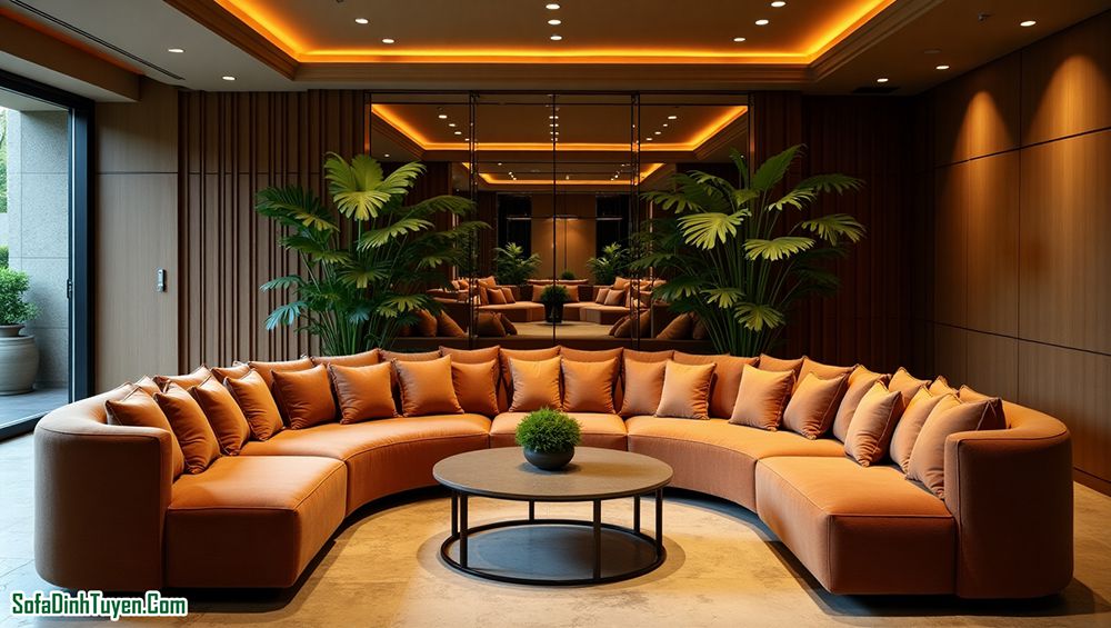 Cách chọn mua ghế sofa cong phù hợp