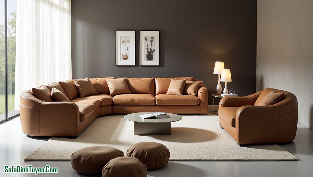 Ưu điểm nổi bật của ghế sofa cong