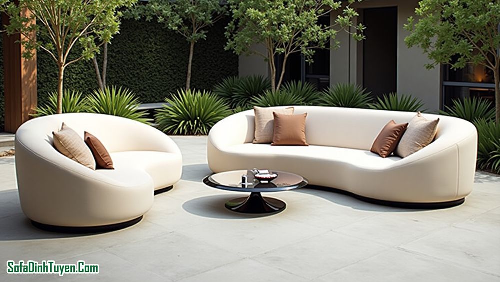 Ưu điểm nổi bật của ghế sofa cong
