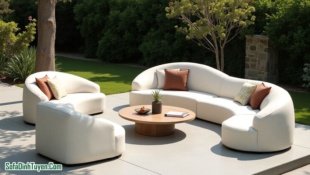 Ưu điểm nổi bật của ghế sofa cong
