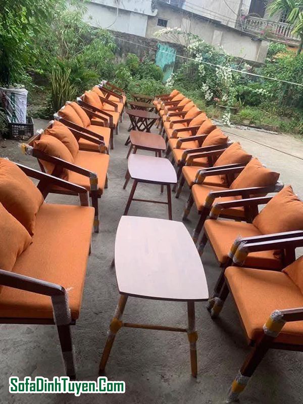 ghế sofa cho quán trà sữa đẹp tinh tế