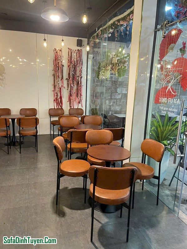 ghế sofa cho quán trà sữa bền đẹp
