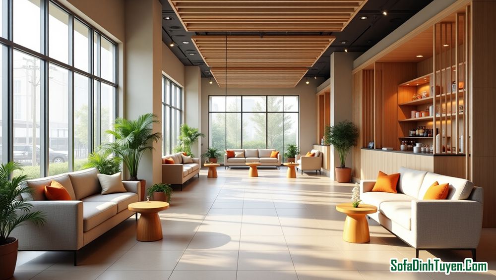 Cách chọn ghế sofa cho quán trà sữa đẹp