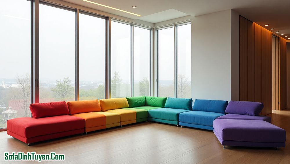 Cơ chế của việc chọn màu sắc sofa theo phong thủy là gì?