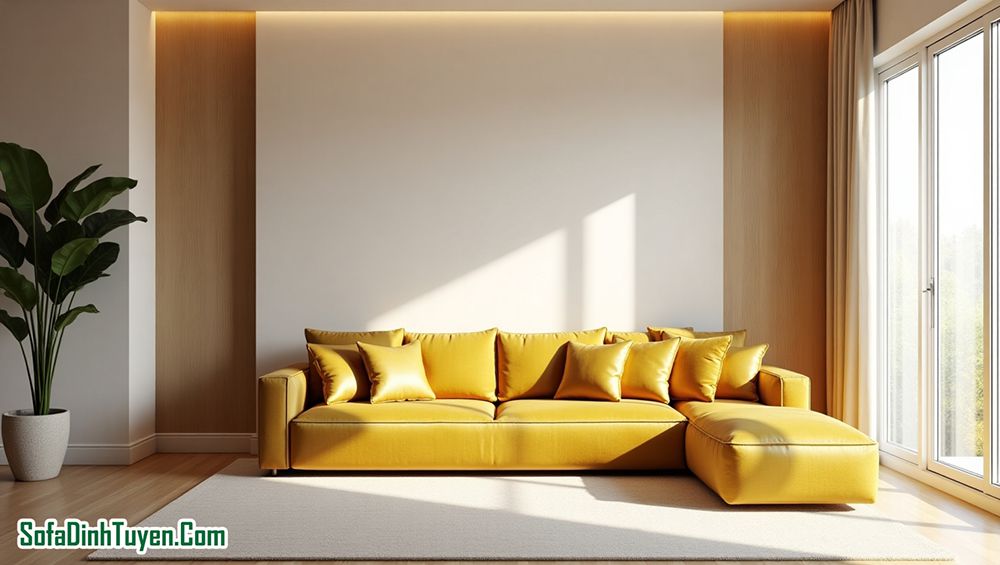 Chọn màu sofa theo phong thủy cho mệnh Kim