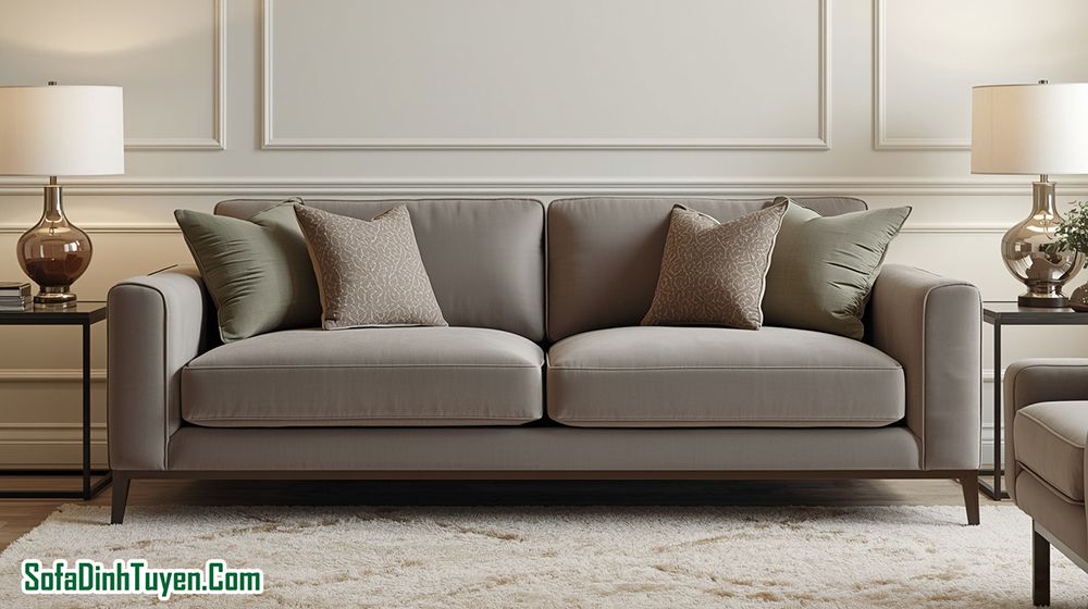 Màu xám lông chuột Mouse Grey được nhiều người yêu thích khi mua ghế sofa.