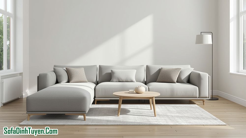 Mua ghế sofa màu ghi cần chú ý điều gì?